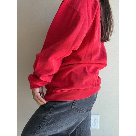 vintage 90s Genus red Disney Mickey Mouse crewneck sweatshirt - Picture 9 of 9